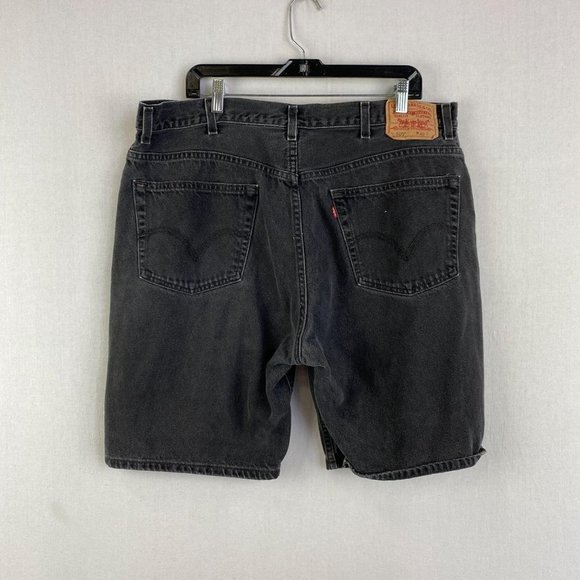 LEVI'S Black Denim Short - Picture 7 of 9